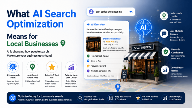 What AI Search Optimization Means for Local Businesses